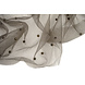 Fine Glitter Tulle con Perline Grigio Tortora