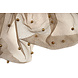 Fine Glitter Tulle with Pearls Brown Fine Glitter Tulle with Pearls Brown