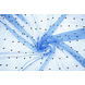 Fine Glitter Tulle with Pearls Royal Blue Fine Glitter Tulle with Pearls Royal Blue