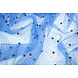 Fine Glitter Tulle con Perline Blu Reale Fine Glitter Tulle con Perline Blu Reale