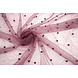Fine Glitter Tulle con Perline Malva Fine Glitter Tulle con Perline Malva