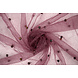 Fijne Glitter Tule met  Parels Mauve