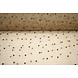 Feiner Glitzer Tüll mit Perlen Beige