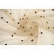 Fine Glitter Tulle con Perline Beige Fine Glitter Tulle con Perline Beige