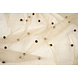 Fine Glitter Tulle con Perline Beige Fine Glitter Tulle con Perline Beige