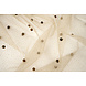 Fine Glitter Tulle con Perline Beige Fine Glitter Tulle con Perline Beige