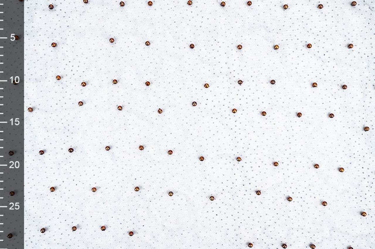 Fine Glitter Tulle with Pearls Navy