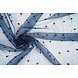 Tulle Fin à Paillettes avec Perles Marine Tulle Fin à Paillettes avec Perles Marine