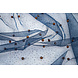 Fine Glitter Tulle with Pearls Navy