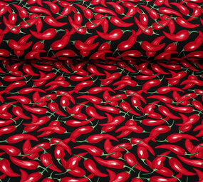 Cotone Twill Peperone Rosso Cotone Twill Peperone Rosso