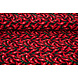 Twill-Baumwolle Rote Chilischoten