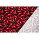 Twill-Baumwolle Rote Chilischoten