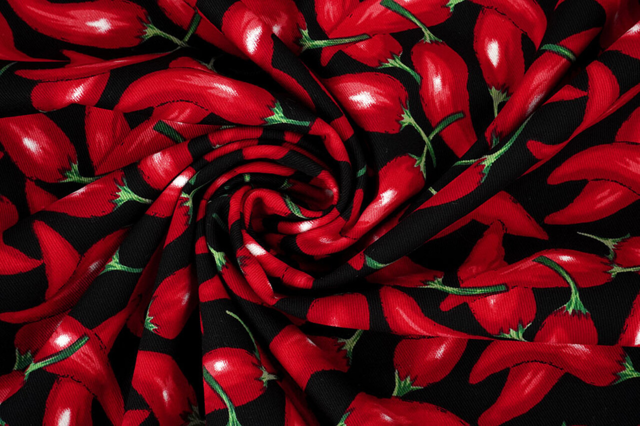 Cotton Twill Red Pepper
