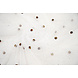 Fine Glitter Tulle with Pearls Off-White
