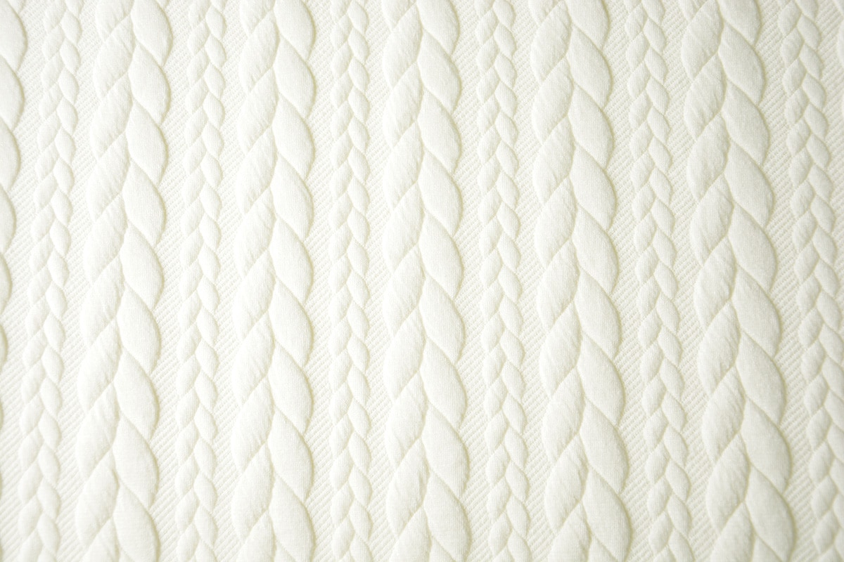 Gestrickte Kabel Stoff tricot