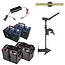 Minn Kota Traxxis 70 complete set met 2 accu's, accubakken en acculader