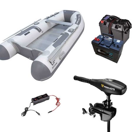 Zodiac Cadet 310 Alu rubberboot met Aluminium vloerdelen - Complete set met Minn Kota endura Max 50 LBS