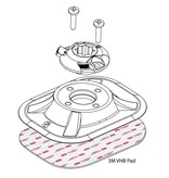 Railblaza RAILBLAZA RIB PORT INCL. STARPORT ZWART + 3M VHB