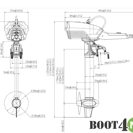 Yam YAM 310 TAf Aluminium rib met ePropulsion Spirit 1.0 Plus