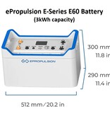 ePropulsion ePropulsion E60 accu (3072Wh - 48V)