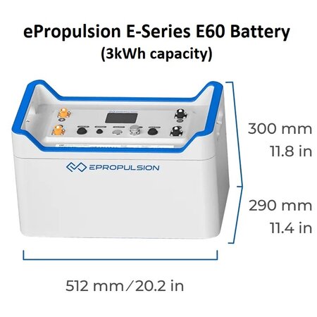 ePropulsion ePropulsion E60 accu (3072Wh - 48V)