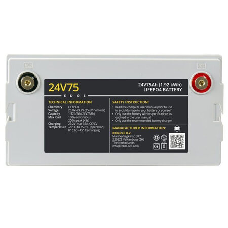 Rebelcell Rebelcell 24V75 EDGE