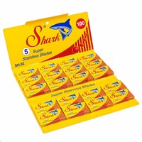 Shark  dubbelzijdige scheermesjes, doos van 100 stuks