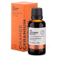 The Groomed Man Co  Baardolie Orange Geranium 30 ml.