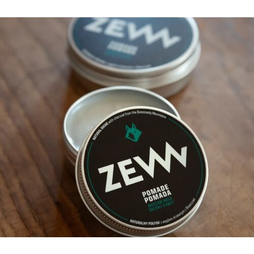 Zew For Men  Pomade Natural Shine with Charcoal 50ml