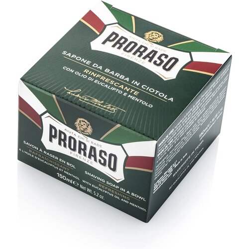 Proraso  Scheerzeep Original met menthol en eucalyptusolie 150 ml.