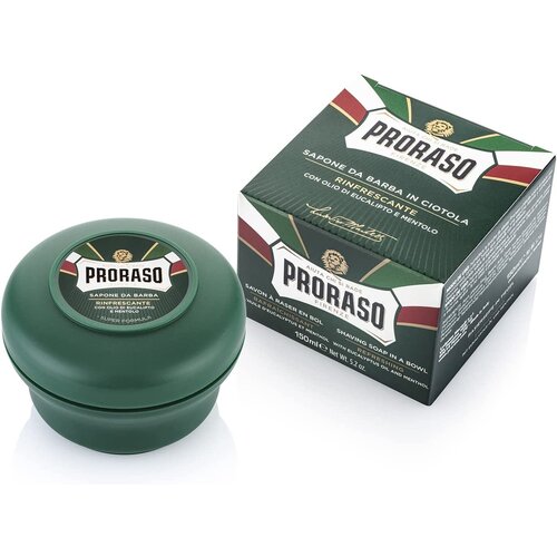 Proraso  Scheerzeep Original met menthol en eucalyptusolie 150 ml.