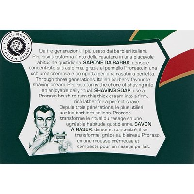Proraso  Scheerzeep Original met menthol en eucalyptusolie 150 ml.