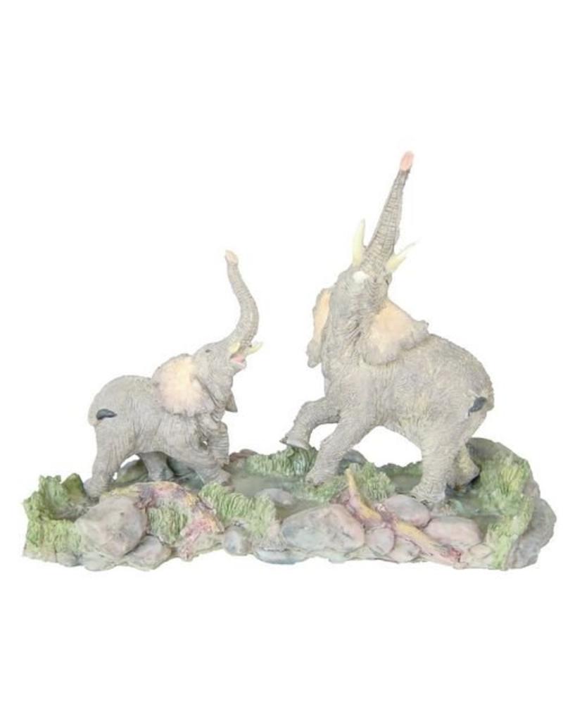 H Originals Olifanten In Water X 27 Cm 1 Assortiment Beeldengroothandel Nl