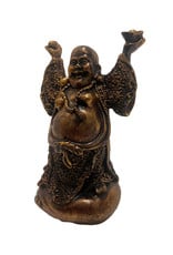 H.Originals Chinese monnik - Happy Boeddha hand geheven  14cm