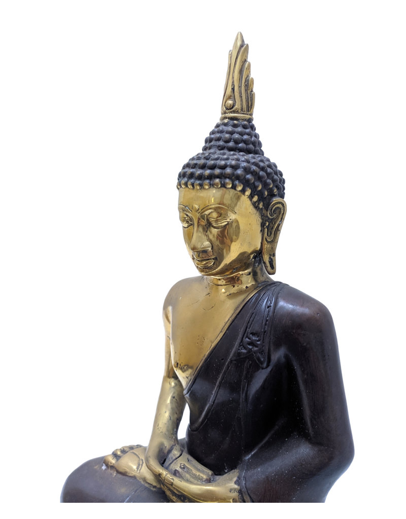 H.Originals Uniek bronzen Thaise Boeddha 35 cm