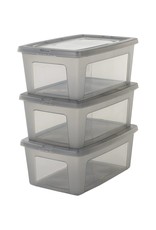 IRIS Modular Clear Box - 11 liter - set van 3