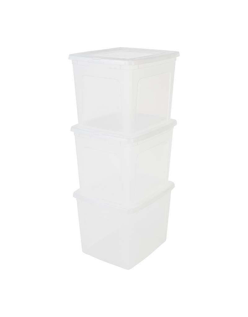 IRIS Modular Clear Box - 30 liter - set van 3