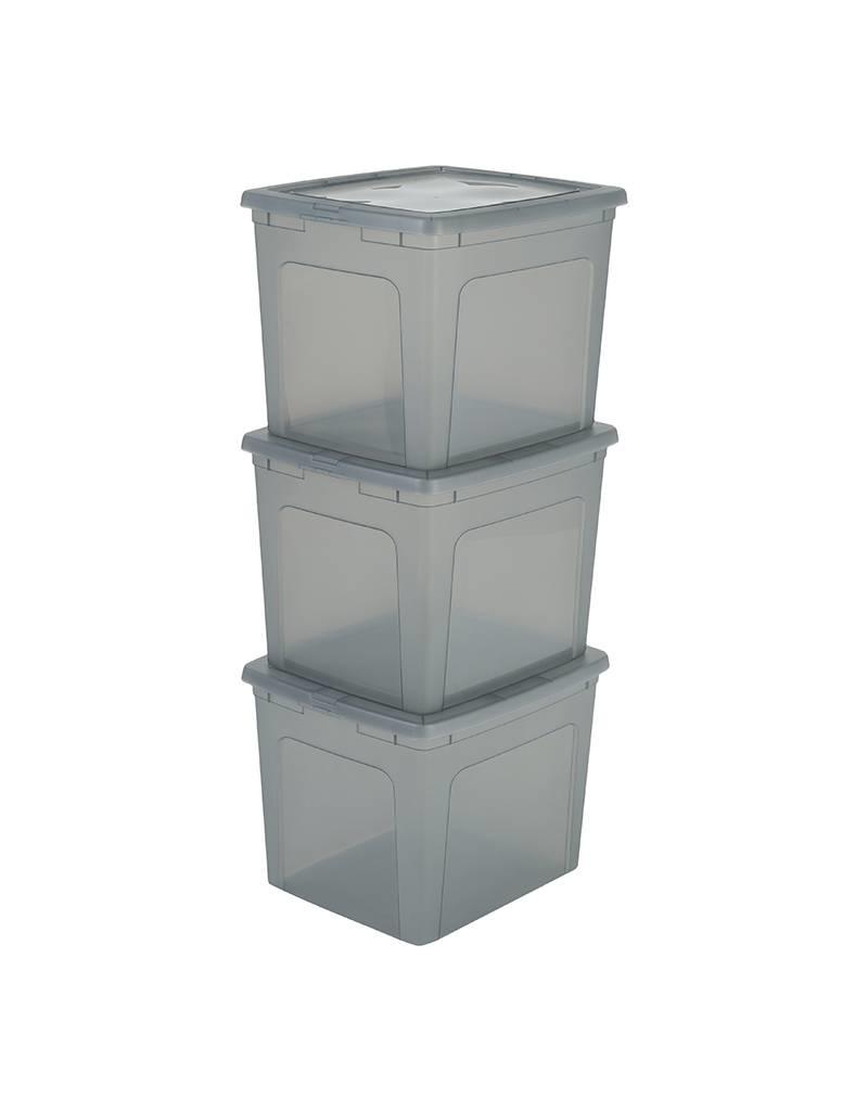 IRIS Modular Clear Box - 30 liter - set van 3