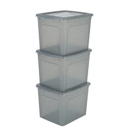 IRIS Modular Clear Box - 30 liter - set van 3