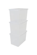 IRIS Modular Clear Box - 70 liter - set van 3