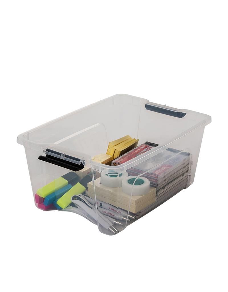 IRIS New Top Box - 15L - set of 3 - Transparent