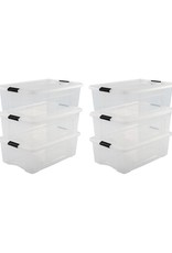 IRIS New Top Box - 30L - set of 6 - Transparent
