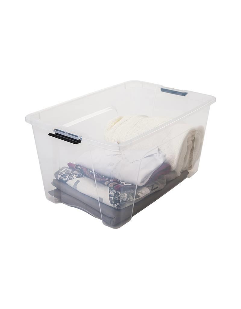 IRIS New Top Box - 45L - set of 4 - Transparent