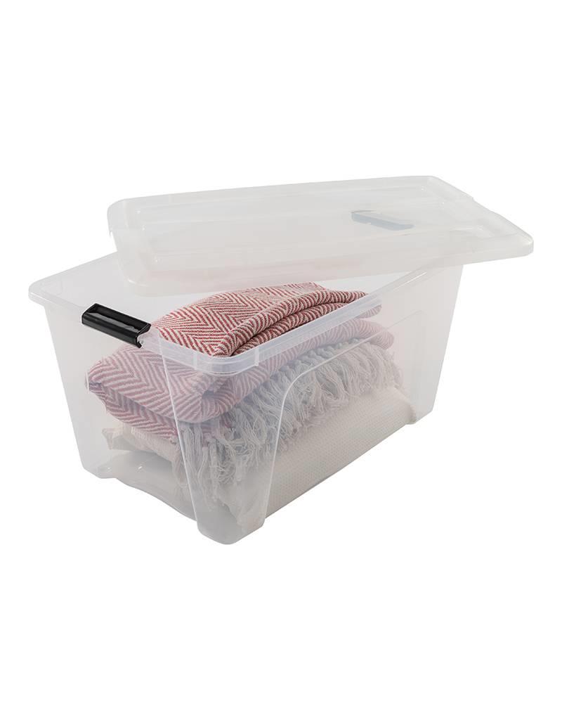 IRIS New Top Box - 45L - set of 4 - Transparent