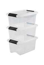 IRIS New Top Box - 5L - set van 3 - Transparant