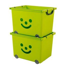 IRIS Kids Box - 34 liters - set of 2 - KCB-43 - Green