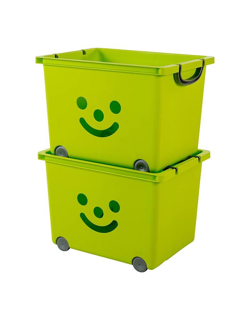 IRIS Kids Box - 34 liter - set of 2 - KCB-43 - Green