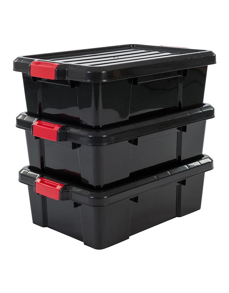 IRIS Power Box - 25 liters - set of 3 - SK-230 - Black