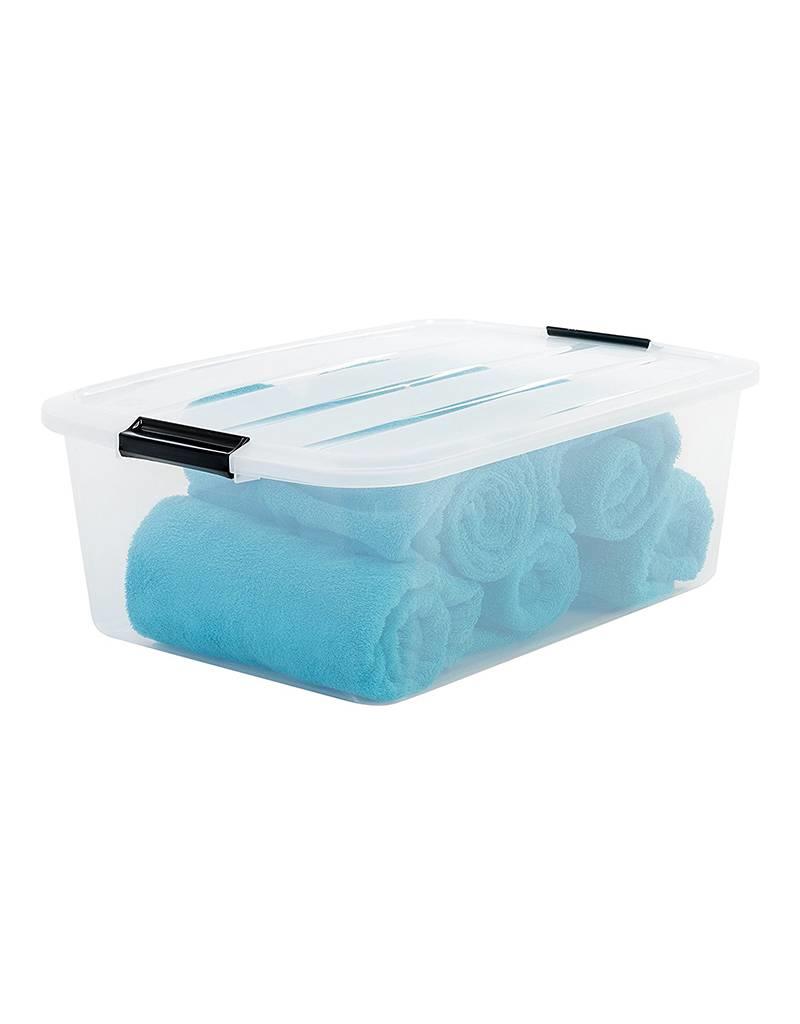 IRIS Top Box - 30 liters - set of 6 - TB-30 - Transparent