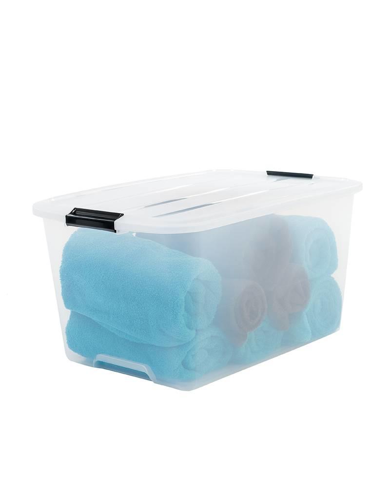 IRIS Top Box - 45 liter - set van 6 - TB-45 - Transparant